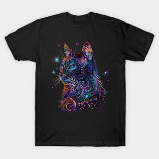 Cottagecore Aesthetic Cat Wonders T-Shirt